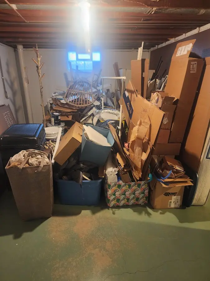 Roll-off dumpster container at job site for 2 Yard Dumpster Rental in California City